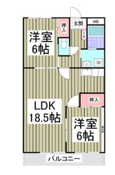 エルヴェ武里の物件間取画像